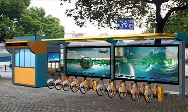 綠道公共自行車棚效果設計